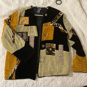 Vintage, unique women’s jacket indigo moon